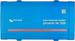 Victron Energy 1200VA 24-Volt 120V AC Pure Sine Wave Inverter with NEMA GFCI