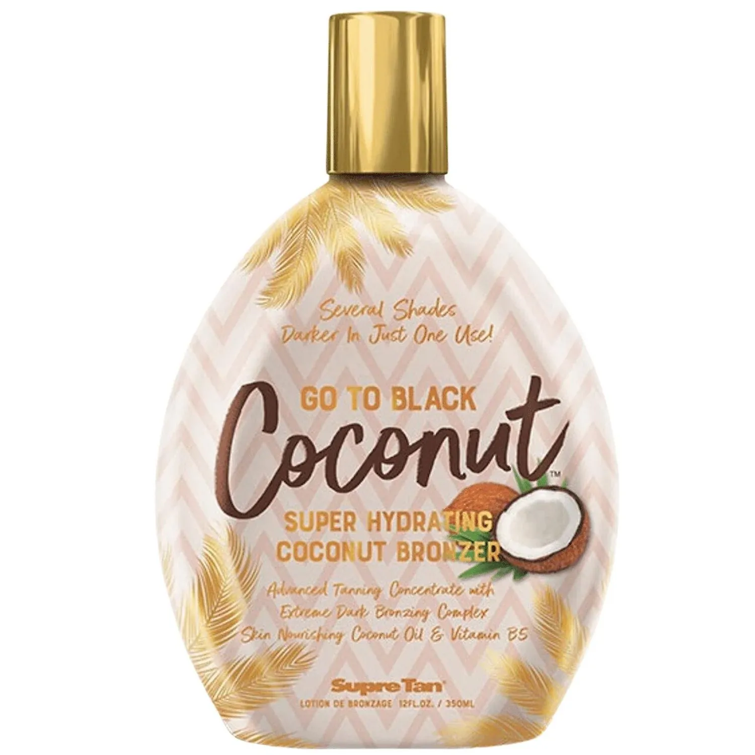 Supre Go to Black Coconut Hydrating Bronzer Tanning Lotion