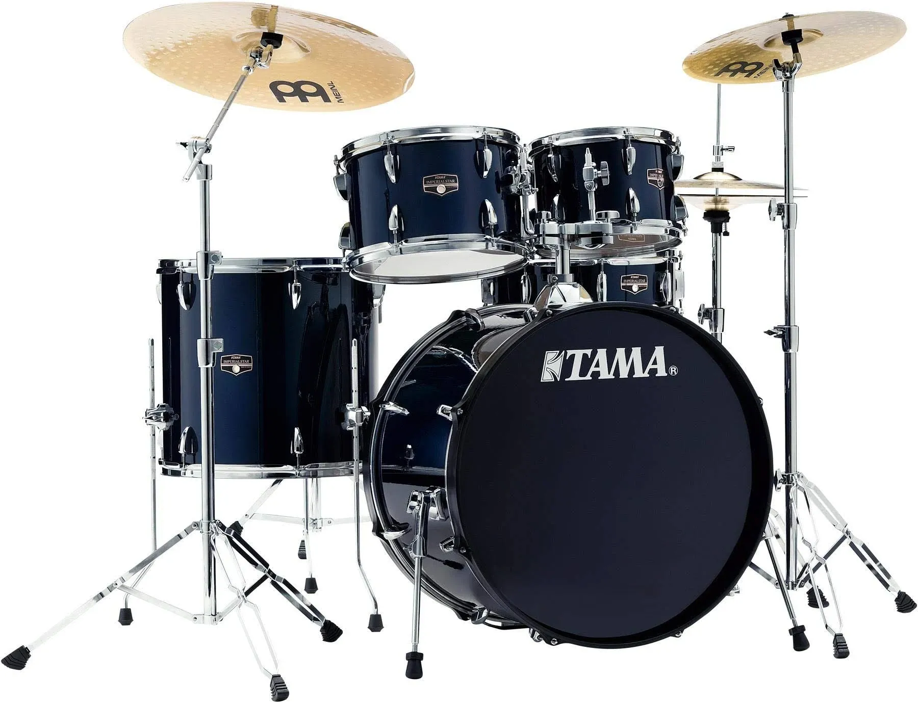 Tama Imperialstar Complete Drum Set Dark Blue