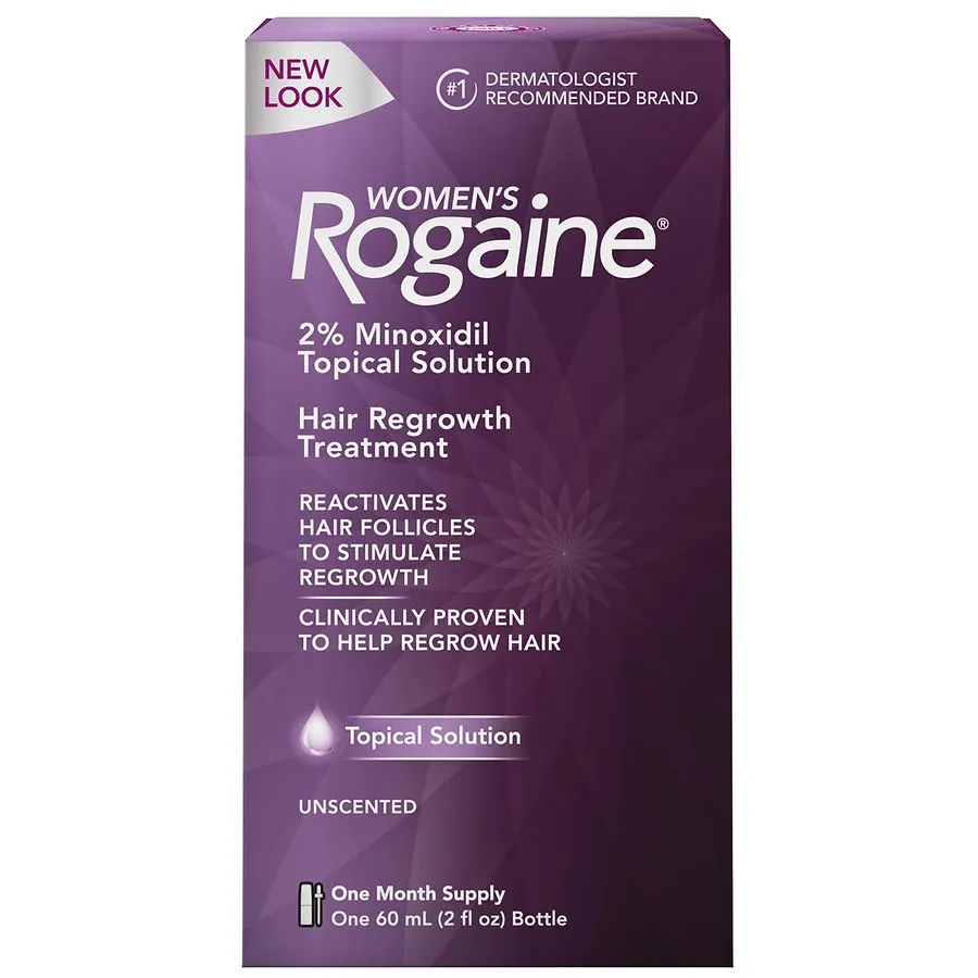 Women's Rogaine 5% Minoxidil Foam for Hair Thinning and Loss, Topical Treatment for Hair Regrowth - 2.11oz