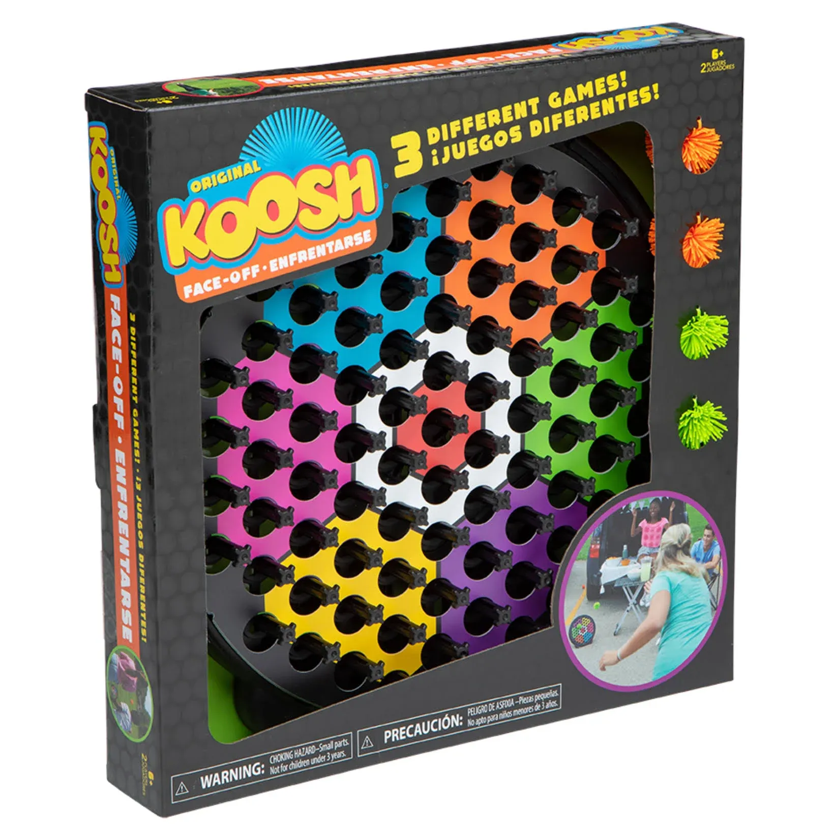 Koosh Face-Off - 3-in-1 Target Game - Head-to-Head Play - Outdoor Sports Fun - Ages 6+