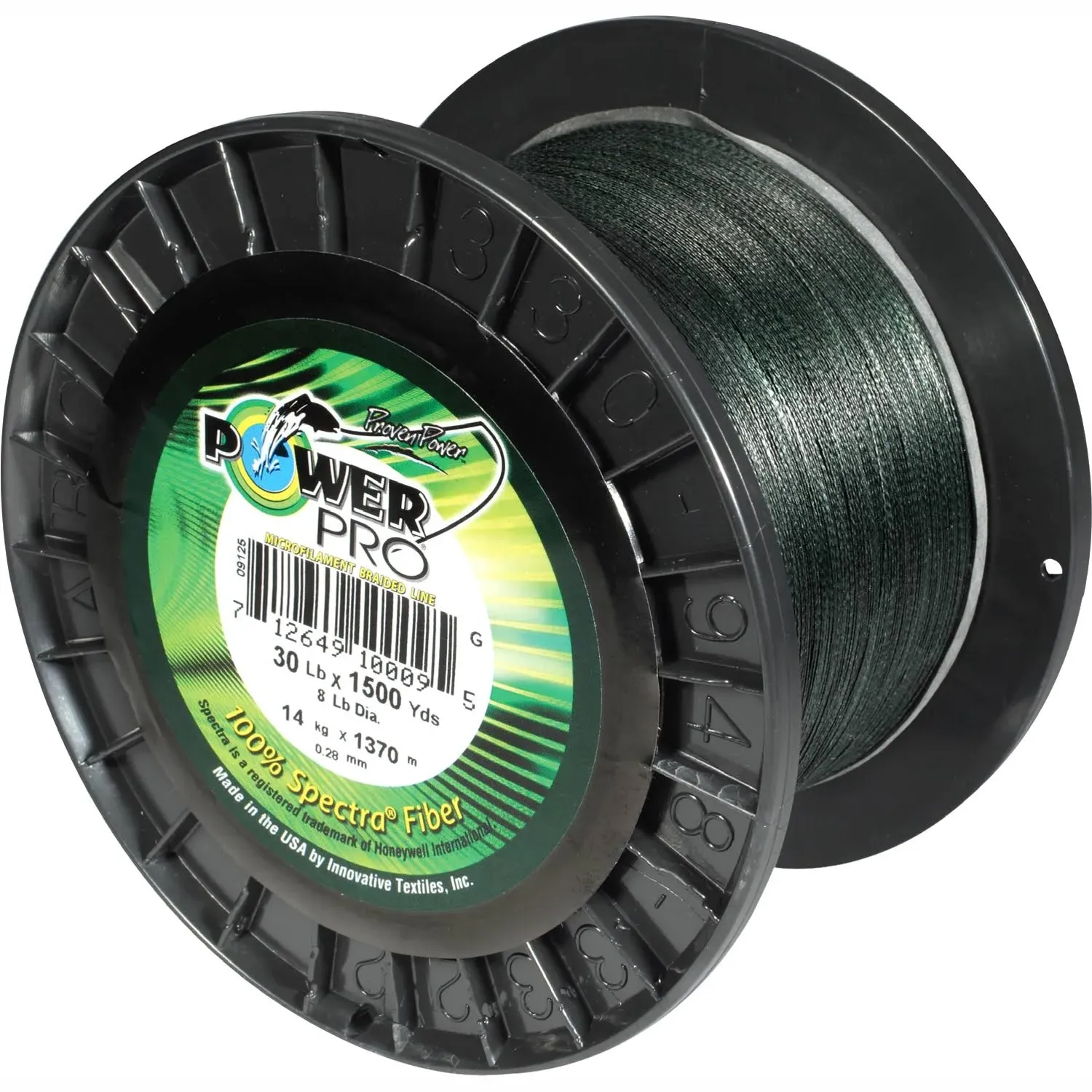 Power Pro Spectra Braided Line Moss Green