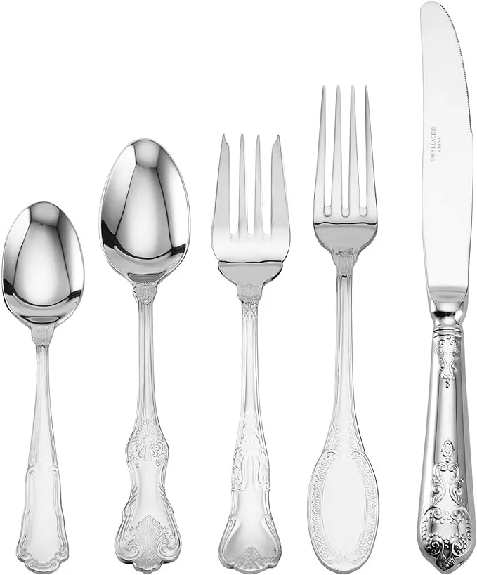 Wallace Hotel 20-Piece 18/10 Stainless Steel Flatware Set, Service for 4