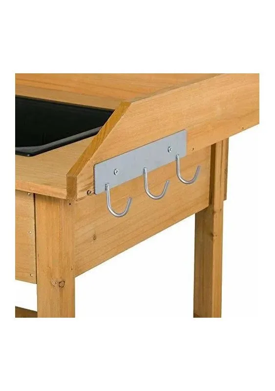 Yaheetech Outdoor Garden Potting Bench Work Bench Station