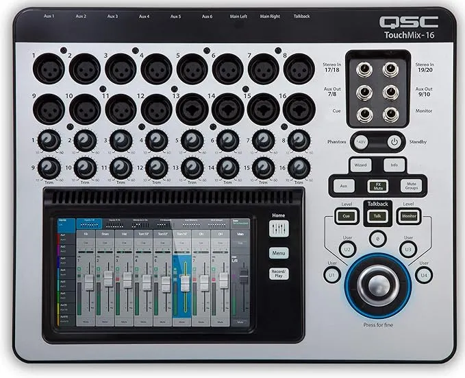 QSC TouchMix 16 Channel Compact Digital Mixer