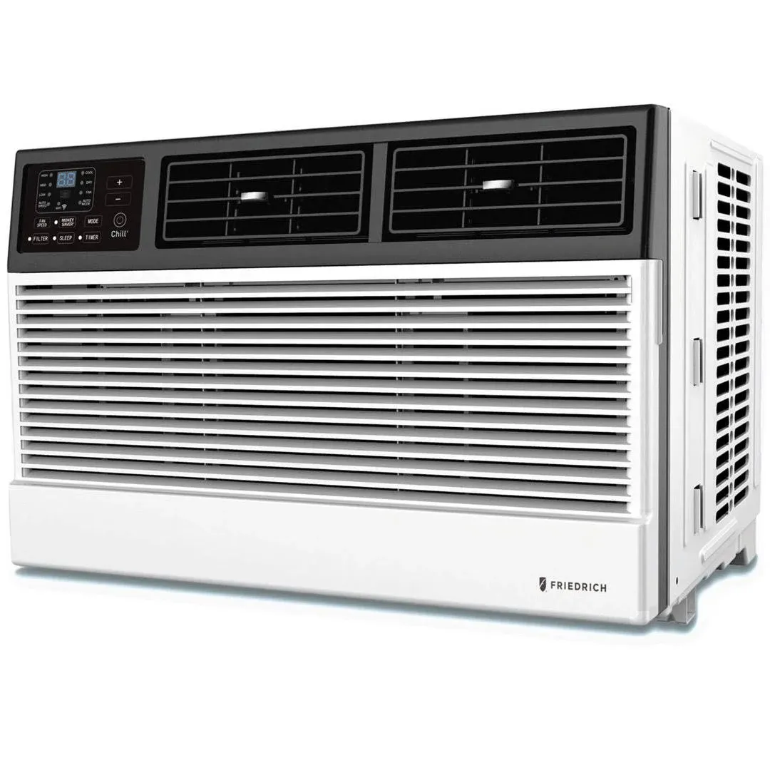 Friedrich CCW10B10A Chill Premier Smart Air Conditioner Window Unit, WiFi Mobile Control, White, Cooling Capacity (10,000 BTU)