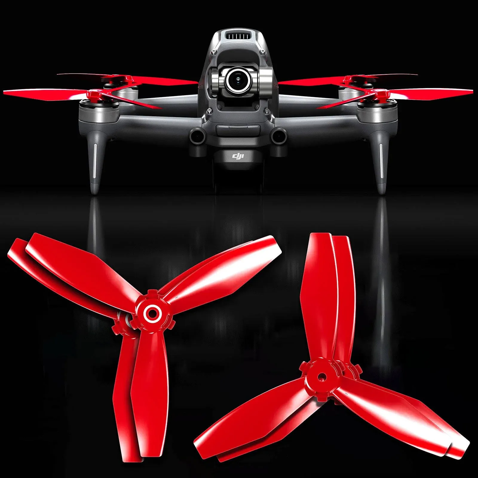 Ludicrous Propellers for DJI FPV - Red, 4 pcs