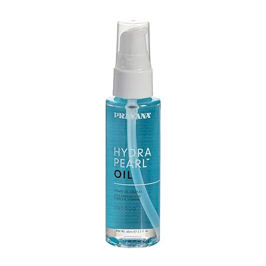 Pravana Hydra Pearl Oil Vitamin Complex | Creates Smooth, Shiny, Deeply Nourished Hair | Fights Frizz & Humidity | Strengthens & Reduces Breakage | Heat Thermal Protection | 2.2 Fl Oz