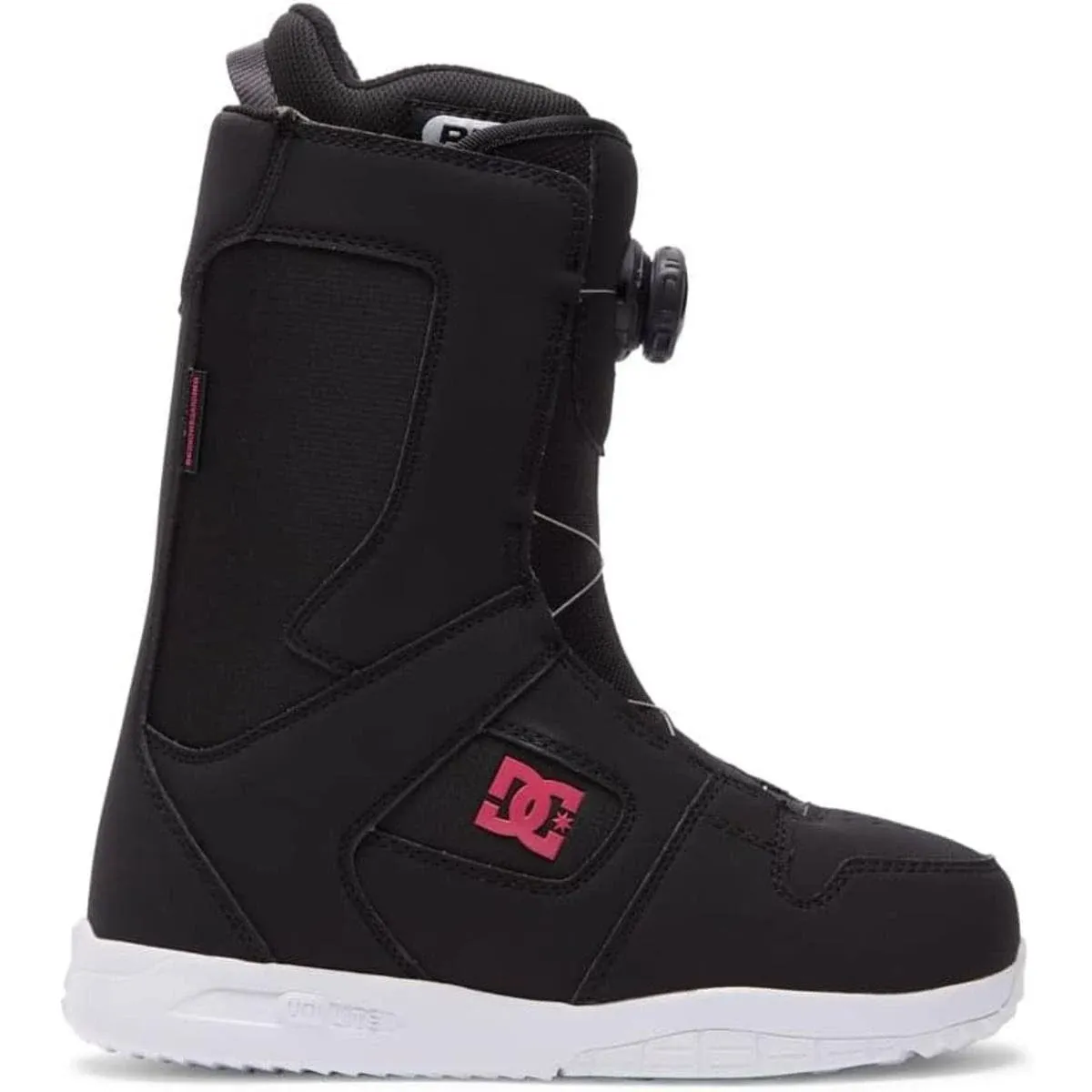 DC Women's Phase Boa Snowboard Boots, Black/Pink / 9