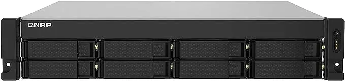 QNAP TS-832PXU-RP-4G 8 Bay High-Speed SMB Rackmount NAS with Two 10GbE and 2.5GbE Ports, Redundant PSU (TS-832PXU-RP-4G-US)