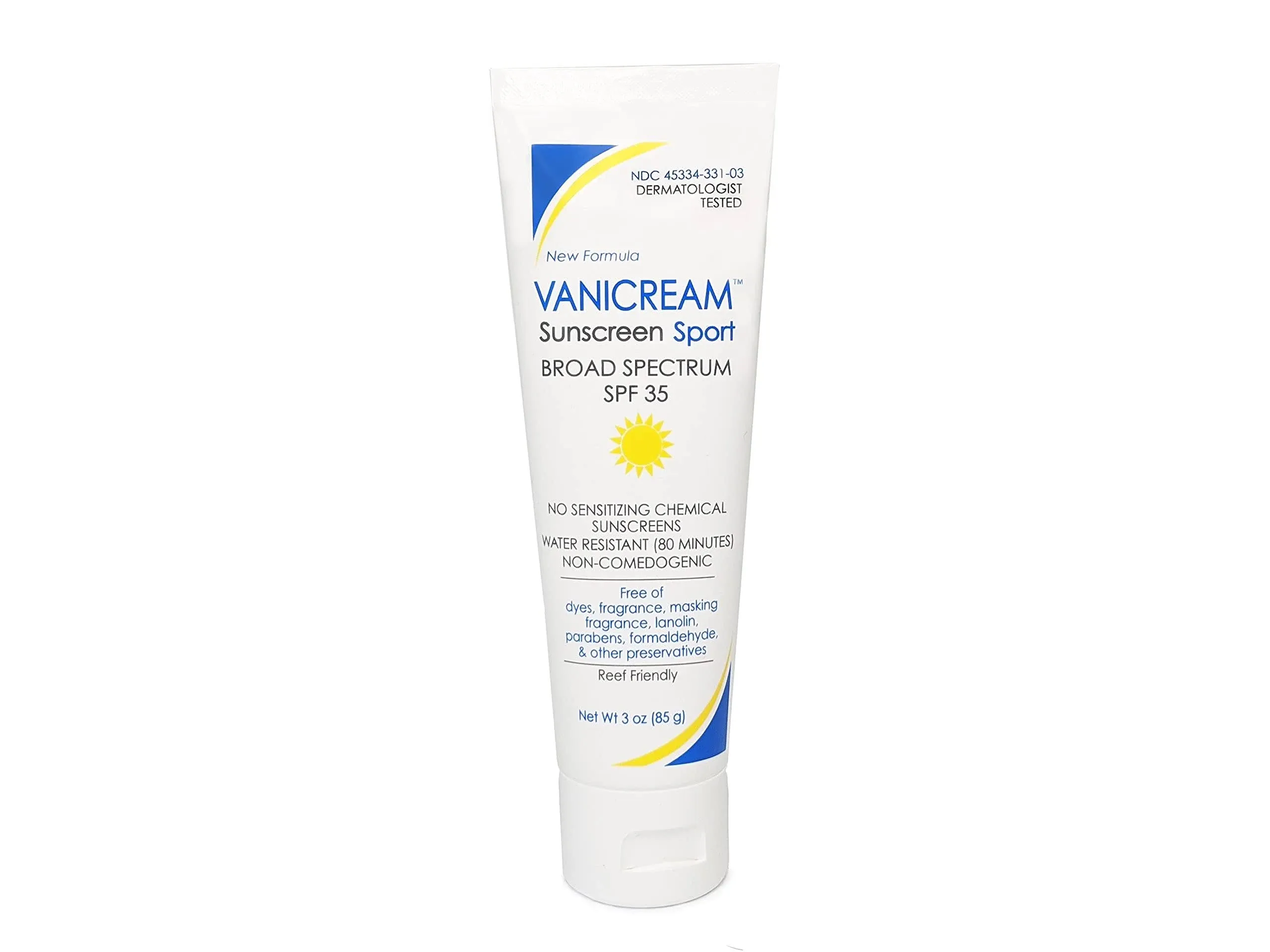 Vanicream Sunscreen Broad Spectrum SPF 35 Sport, 3 Ounce