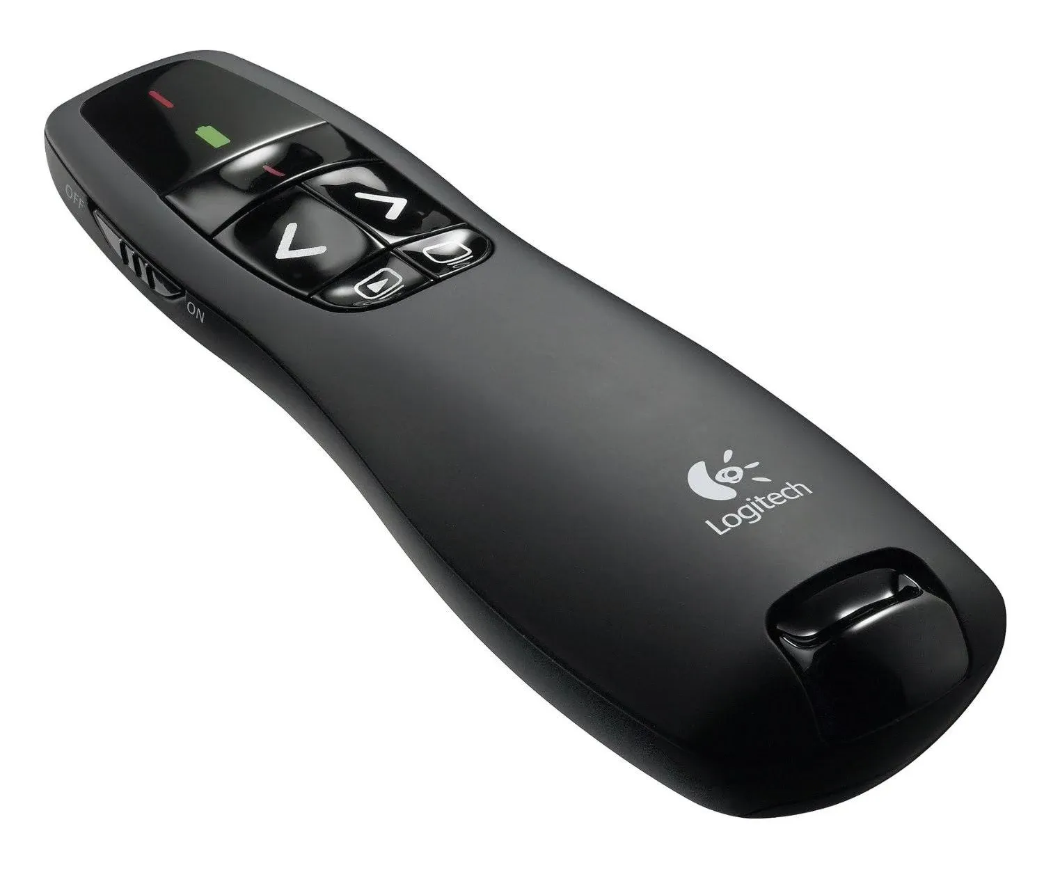 Logitech Wireless Presenter R400, Wireless Presentation Remote Clicker with 50 ft Red Laser Pointer 910-001356