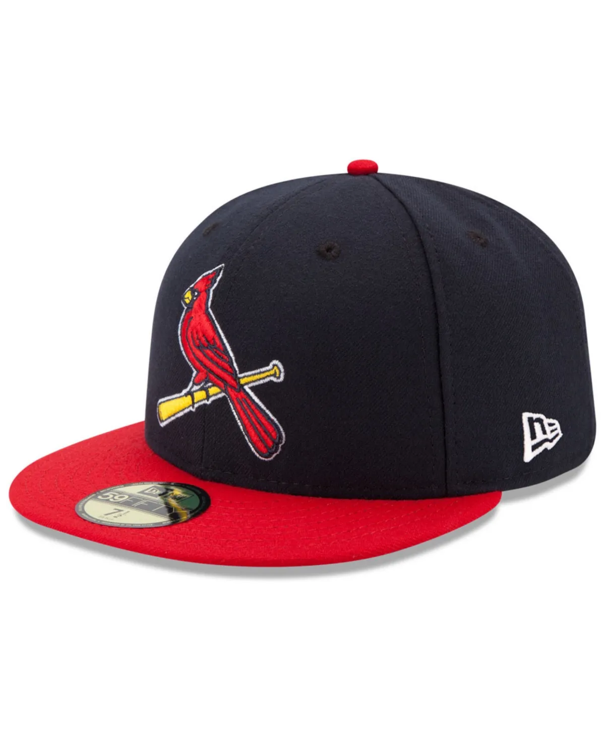 Men's St. Louis Cardinals Alternate 2 Authentic Collection On-field 59fifty Fitted Hat In Navy/red