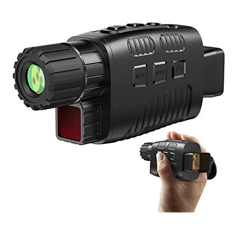 Binoculares con vision nocturna vinoculares night vision LCD Infrared largavista