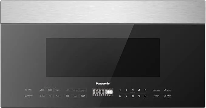 Panasonic Nn-su158s 1.9 Cubic Feet Over-The-Range 1000W Microwave Oven