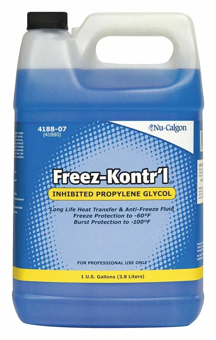 NU-CALGON FREEZ-KONTR&#039;L COMPLETE HEAT TRANSFER FLUID ANTI-FREEZE 4188-007 (876)