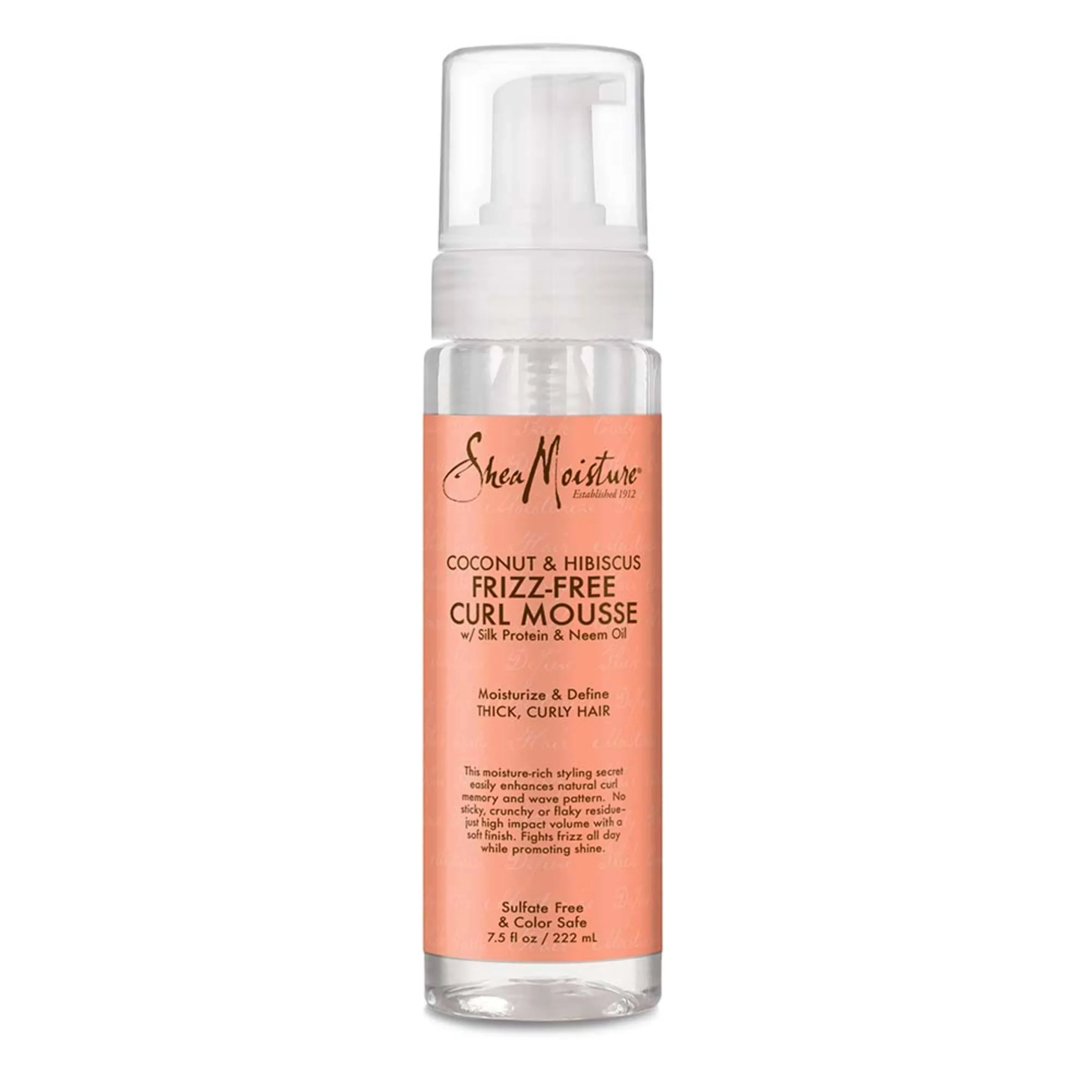 SheaMoisture Coconut and Hibiscus Frizz-Free Curl Mousse - 7.5 fl oz