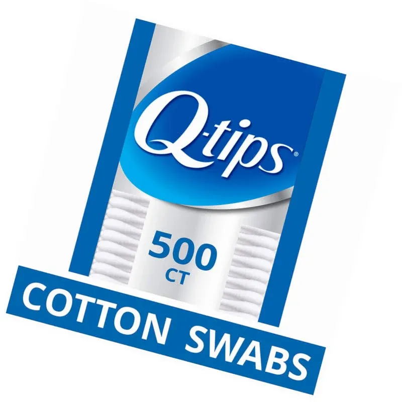 Q-tips Cotton Swabs, 500 ct (Pack of 4)