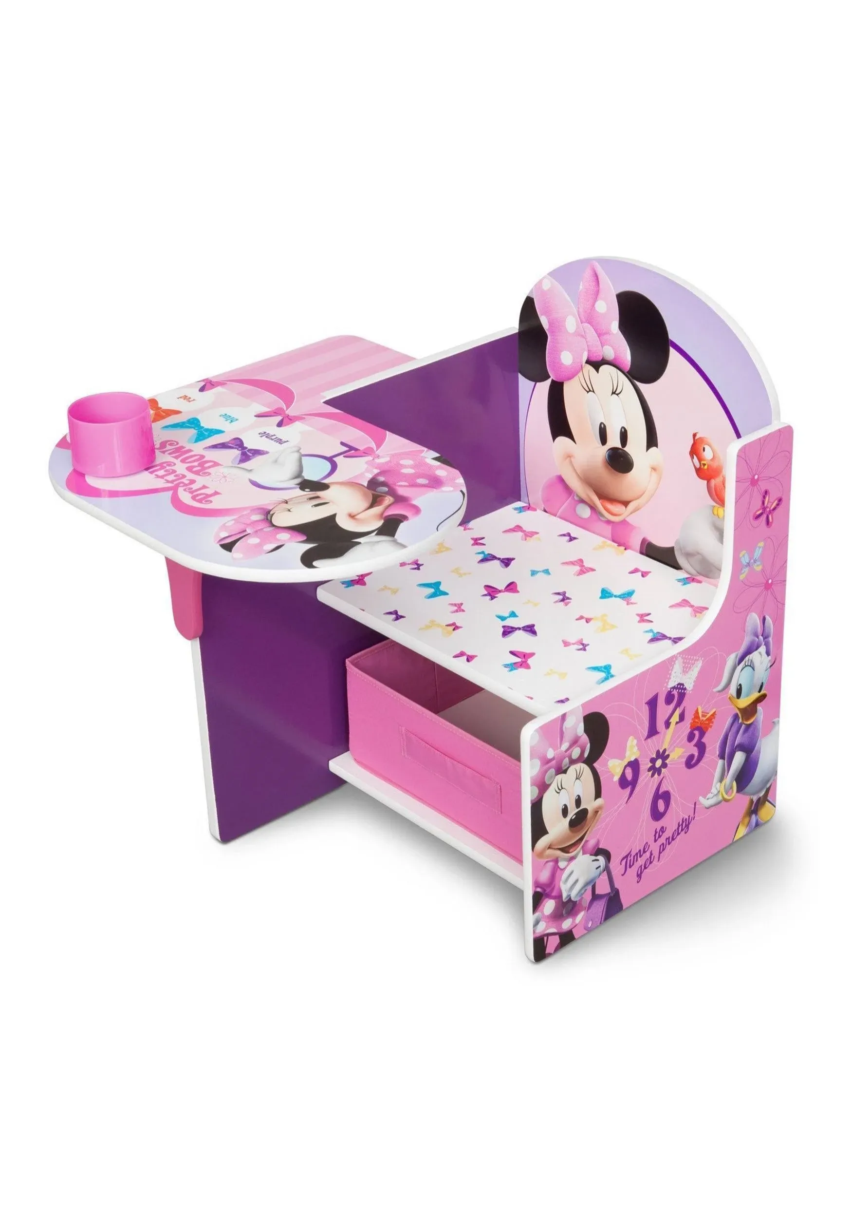 Delta Children Chair Desk with Storage Bin Disney Minnie Mouse