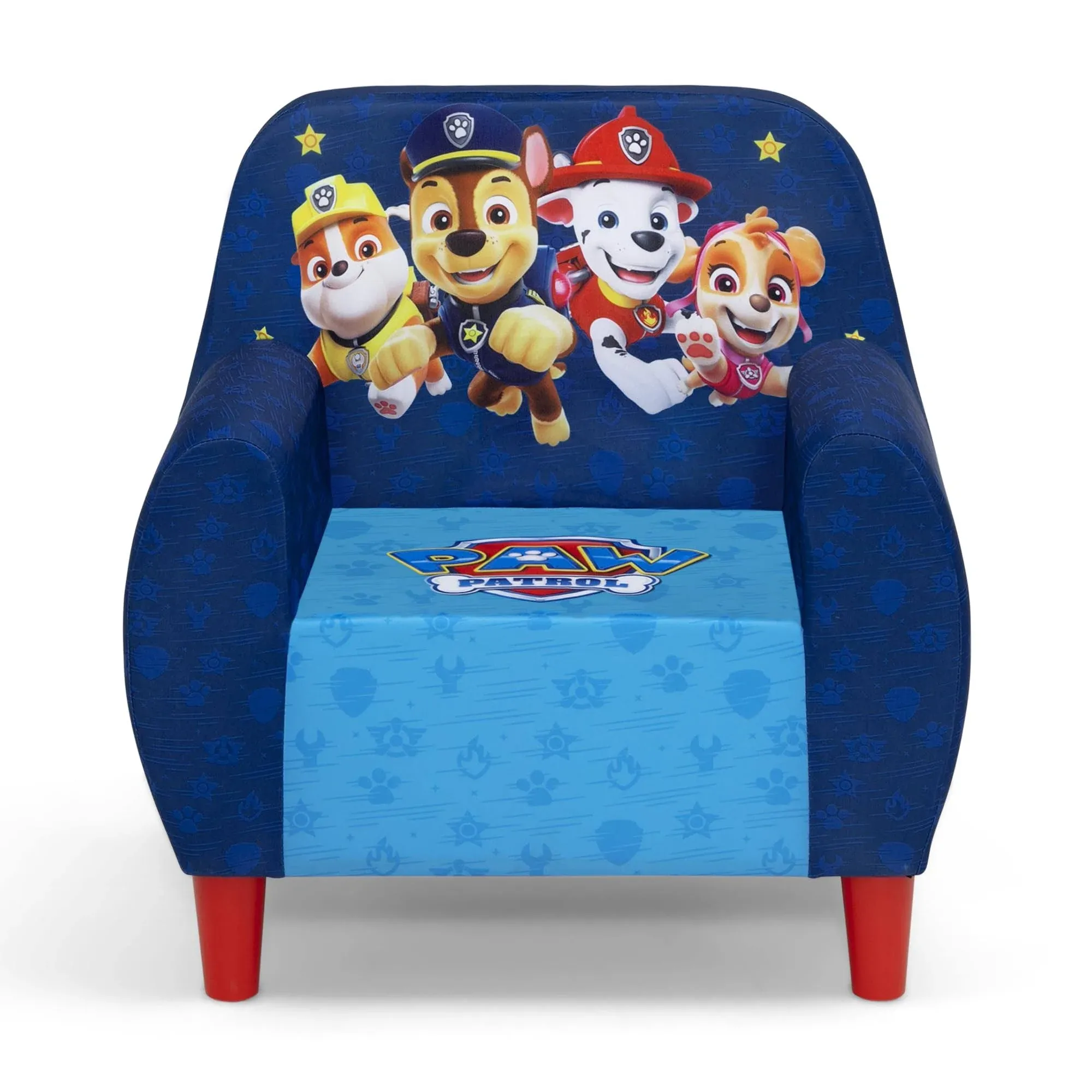 Delta Children PAW Patrol Foam Chair for Kids, Blue