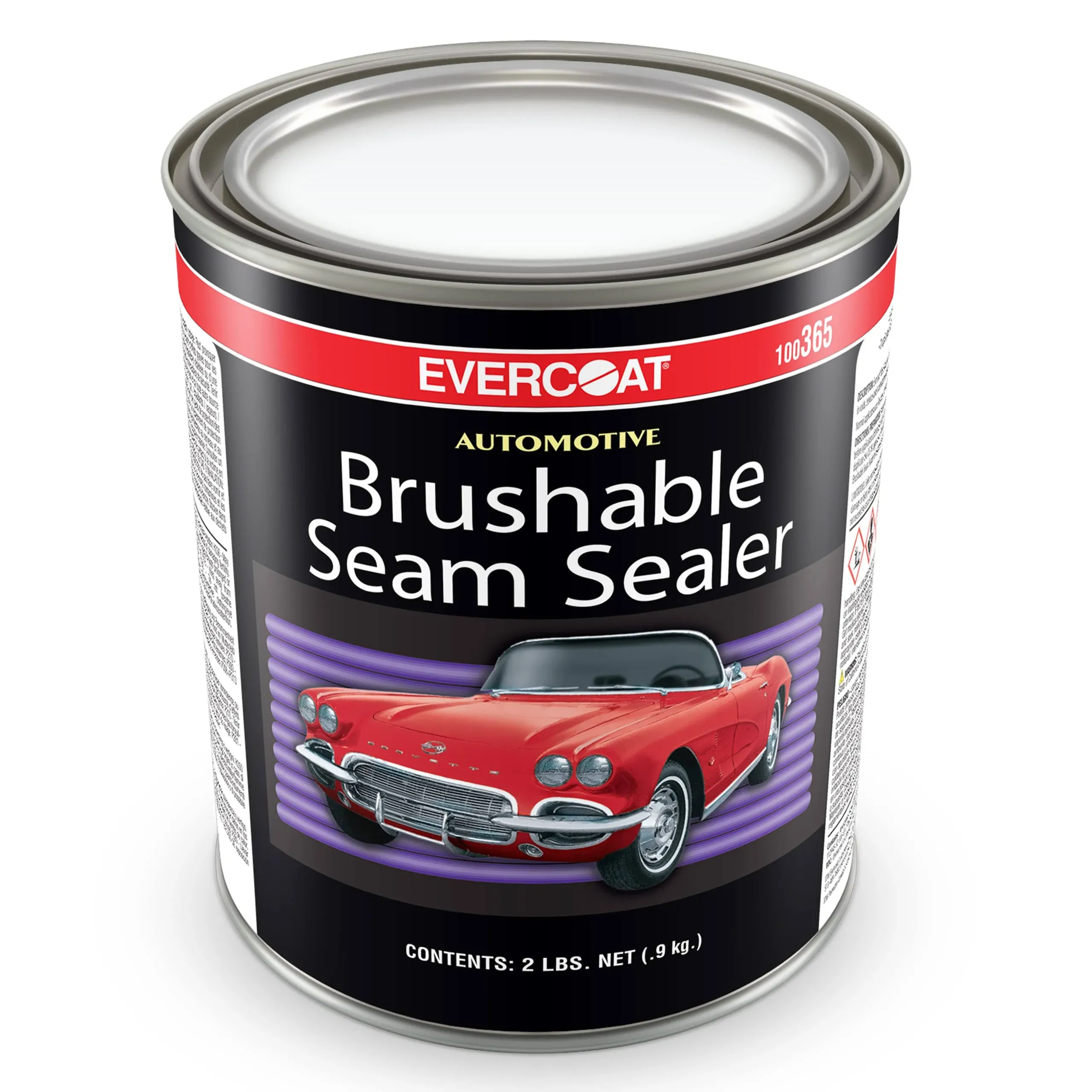 Evercoat 100365 Brushable Seam Sealer, 1 qt Can, Liquid, Gray, 1 hr Curing, Paintable (Y/N): Yes