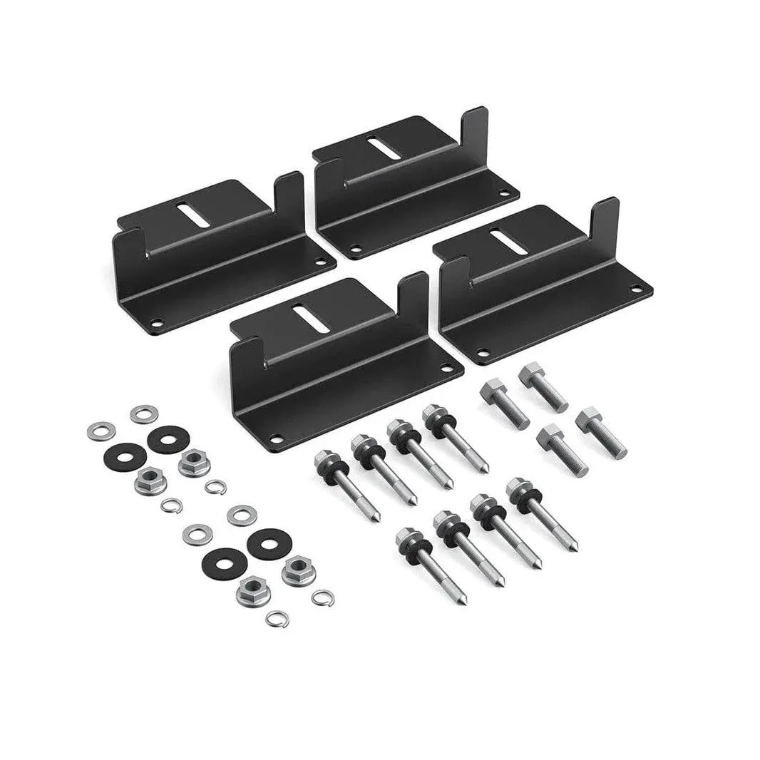 EcoFlow Rigid Solar Panel Mounting Feet With Screws Washers And Nuts