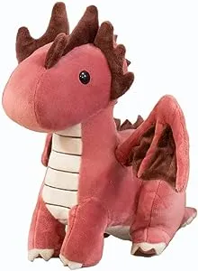 Bellzi Fire Dragon - Cute Stuffed Animal Plush Toy - Adorable Soft Dragon Toy Plushies and Gifts - Perfect Present for Kids, Babies, Toddlers - Draggi