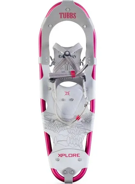 Tubbs Snowshoes Xplore W, Rasberry Red, 25