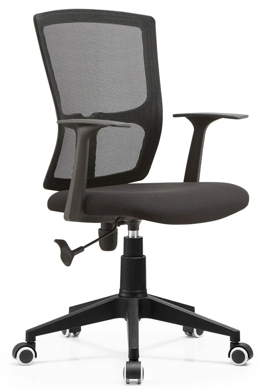 Ella Rhae Mid Back Mesh Task Chair, Black