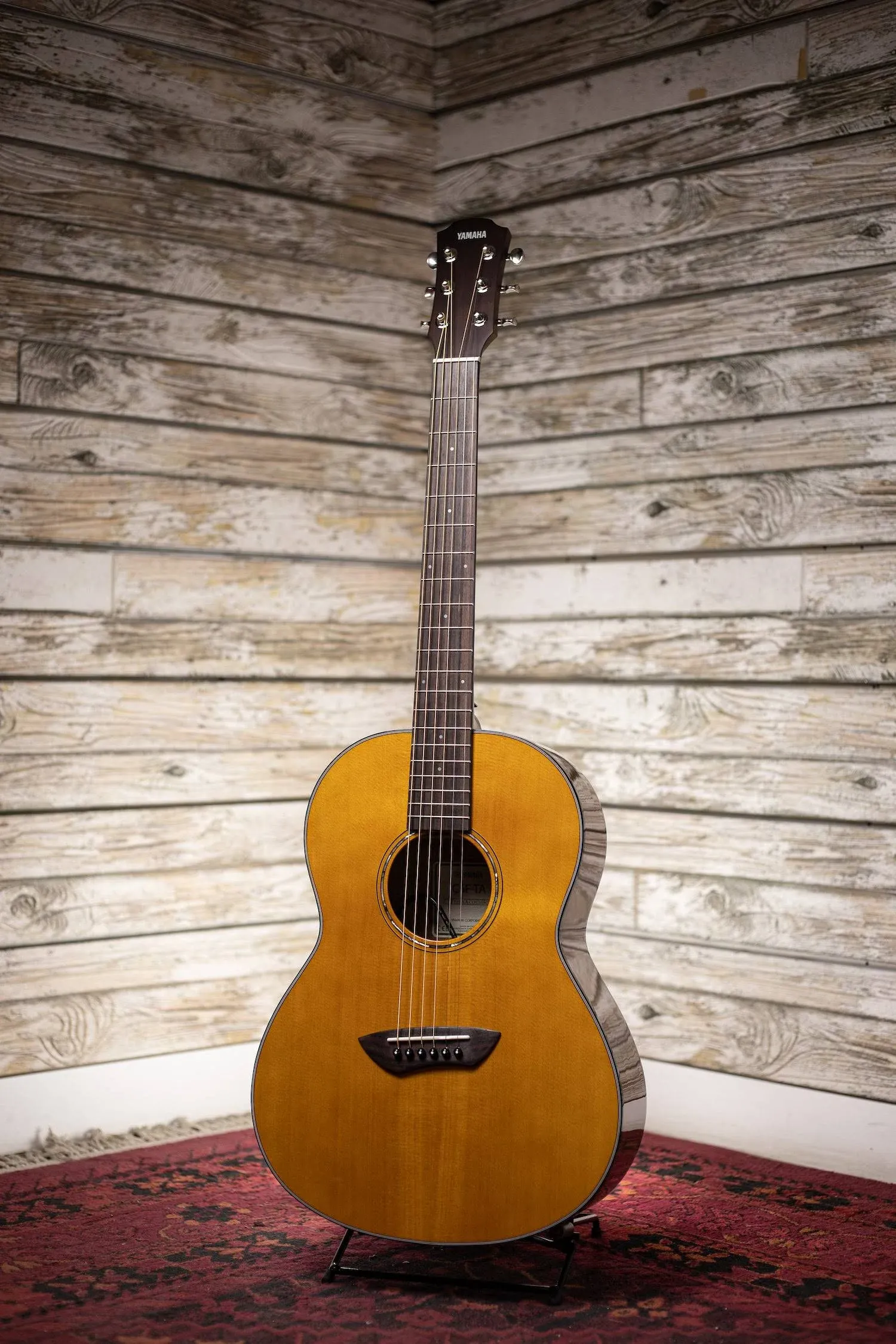 Yamaha CSF-TA TransAcoustic Parlor Acoustic-Elect<wbr/>ric Guitar Vintage Natural