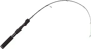 13 Fishing Widow Maker Deadstick Ice Fishing Spinning Rod - Black, 28in, Medium