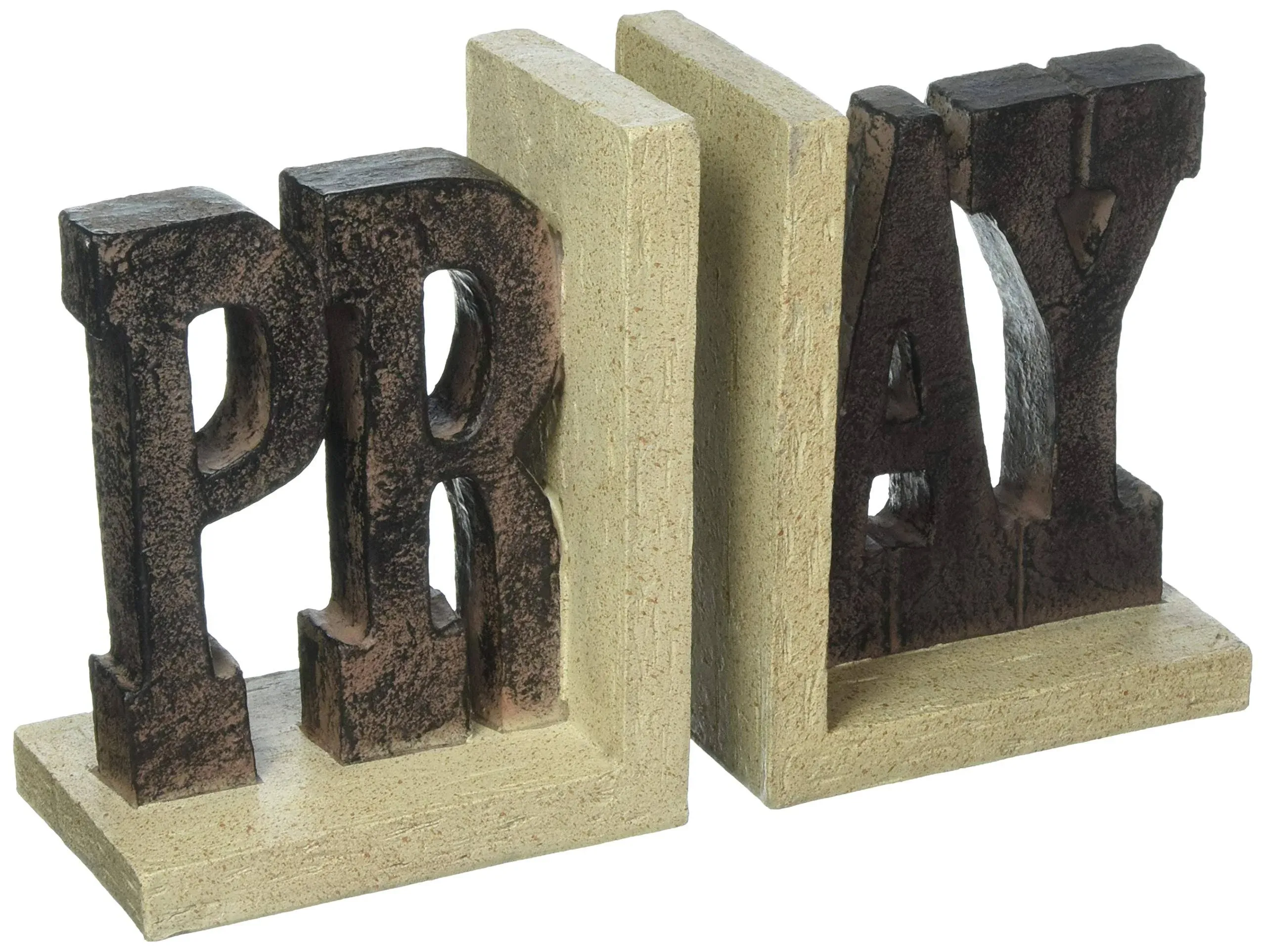 Pray Bookends, 11 Inches, Poly Resin | Home Décor 