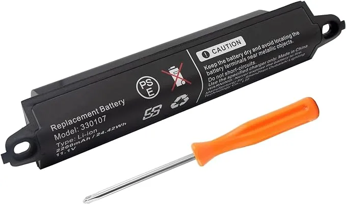 Replacement Battery for Bose 404600, Soundlink, Soundlink 2, SoundLink 3, Soundlink II, SoundTouch 20,Part NO 330105, 330105A, 33010711.1V/2200mA