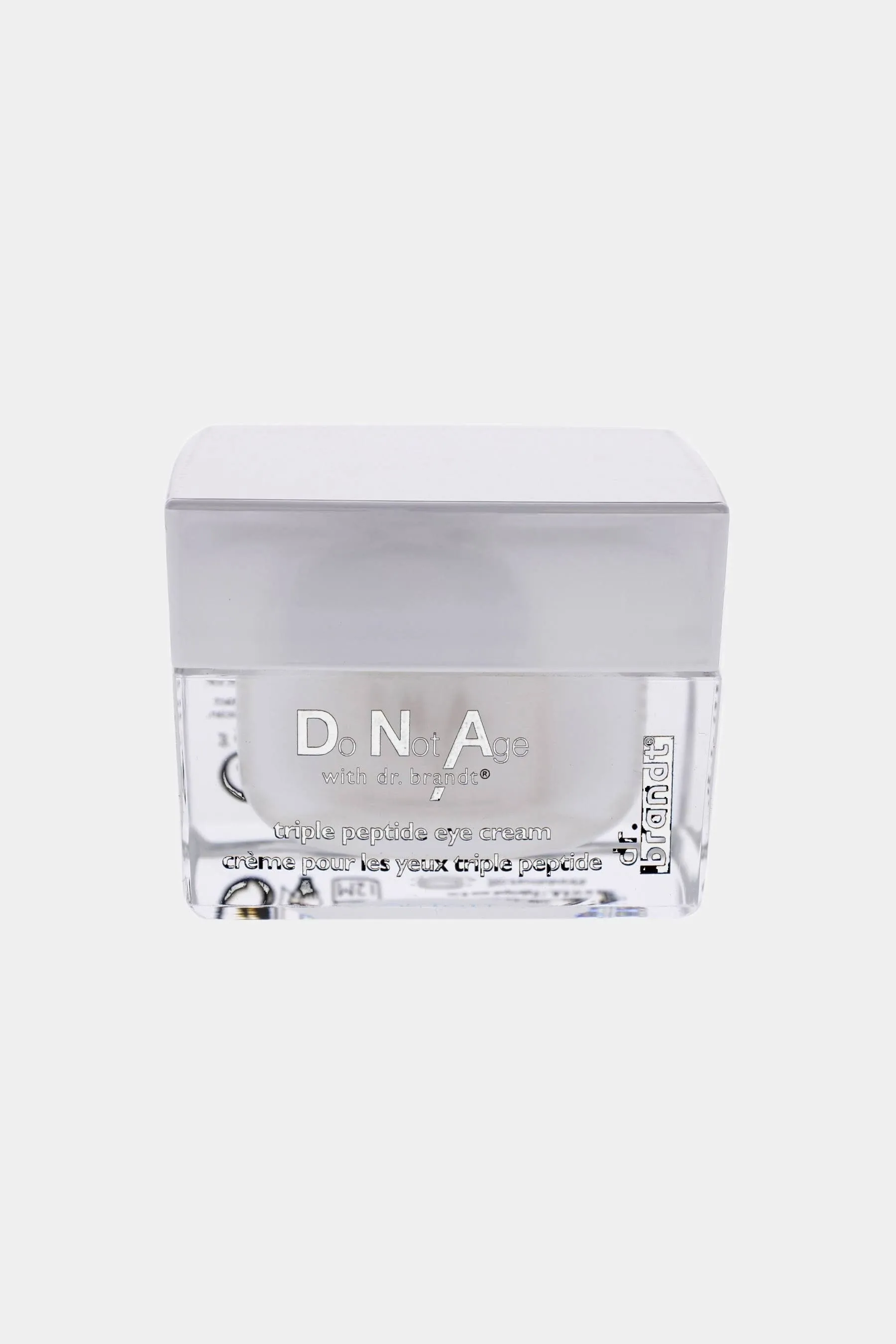 Dr. Brandt Do Not Age Triple Peptide Eye Cream. All-In-One Formula that Smooths Appearance of Fine Lines, and Fades Dark Circles and Reduces Puffiness, 0.5 oz.