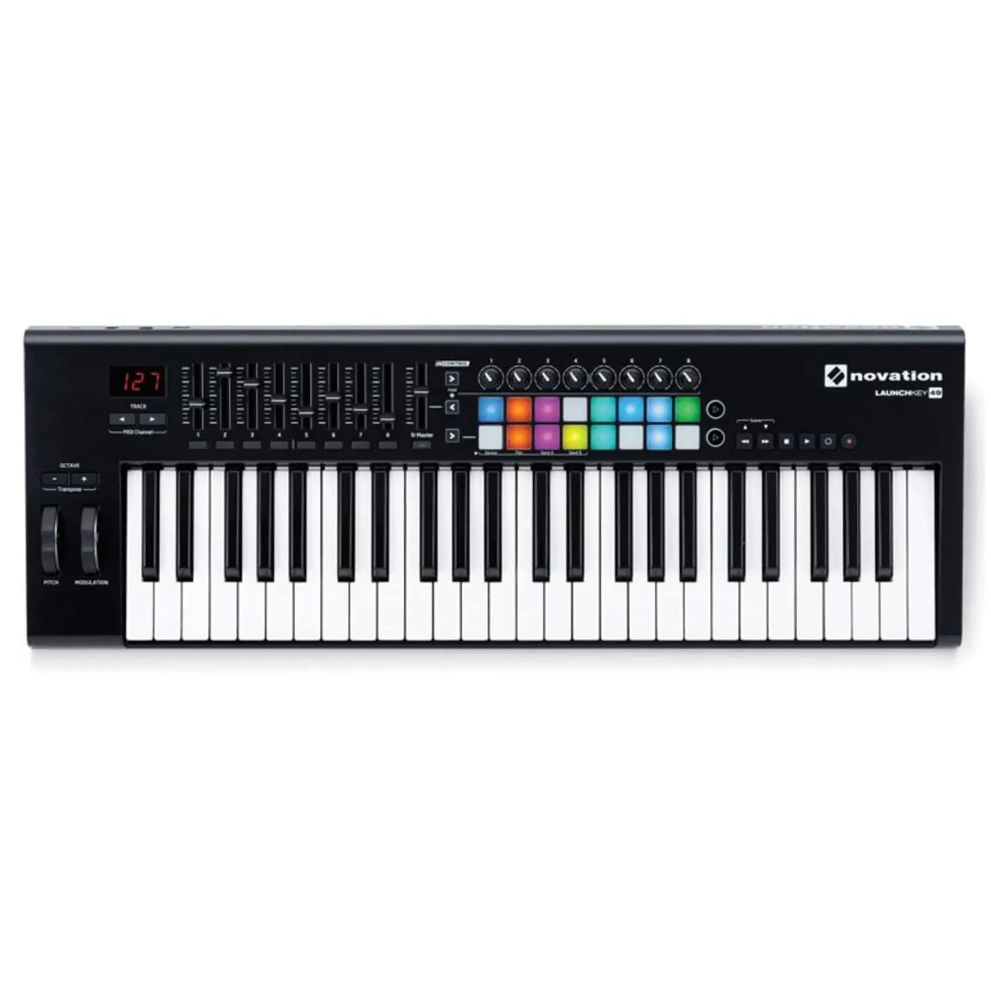 Novation Launchkey 49 USB Keyboard Controller for Ableton Live, 49-Note MK2 Version