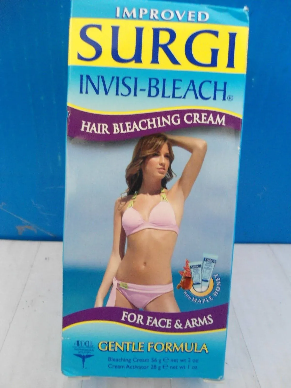 Surgi Wax Face & Body Hair Bleaching Cream, 1.5 ounces