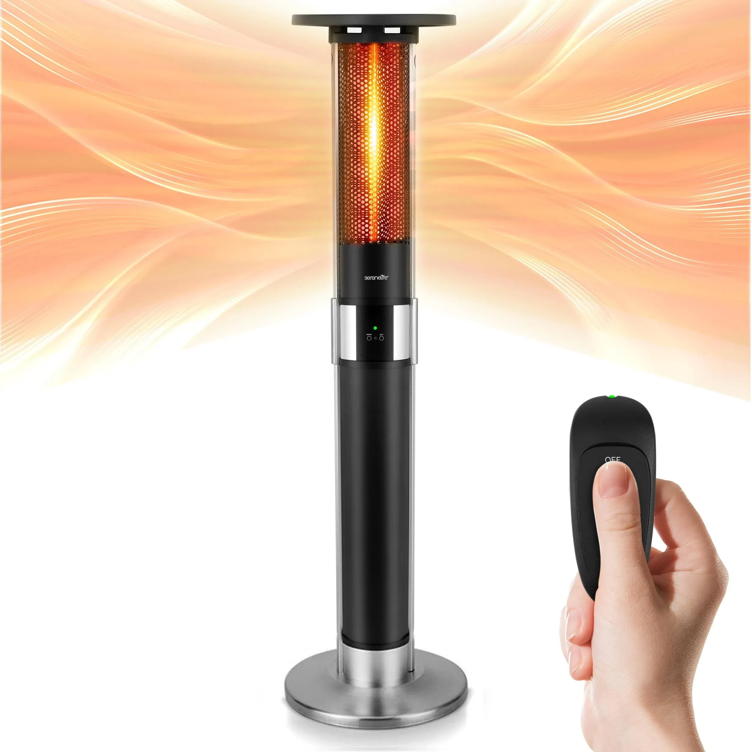 SereneLife Electric Standing Patio Heater