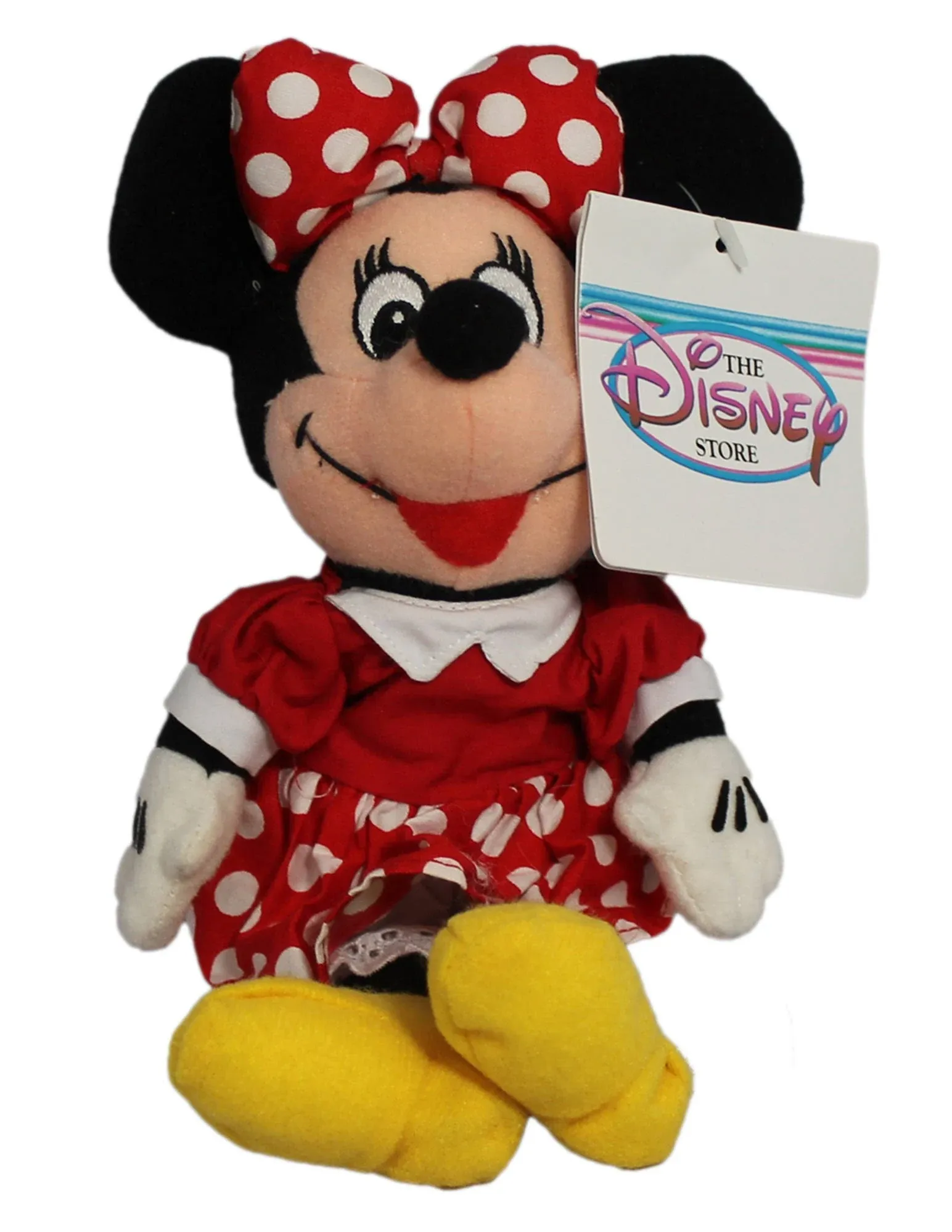 Giant~MINNIE MOUSE~Large~27<wbr/>&#034;~(68.6cm)~Plu<wbr/>sh~NWT~Disney Store~STAMP~PA<wbr/>TCH~2011