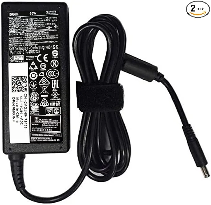 Dell 65 Watt AC Adapter for Dell