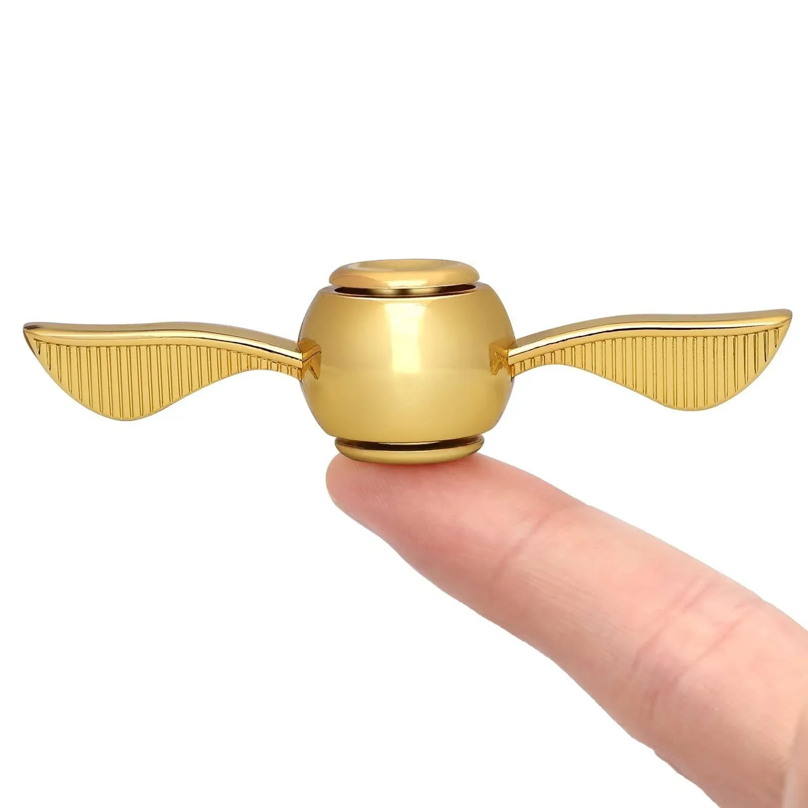 Wizard Golden Fidget Spinner Toy Metal for Kids Adults, Cool Magic World Orb Ball ...