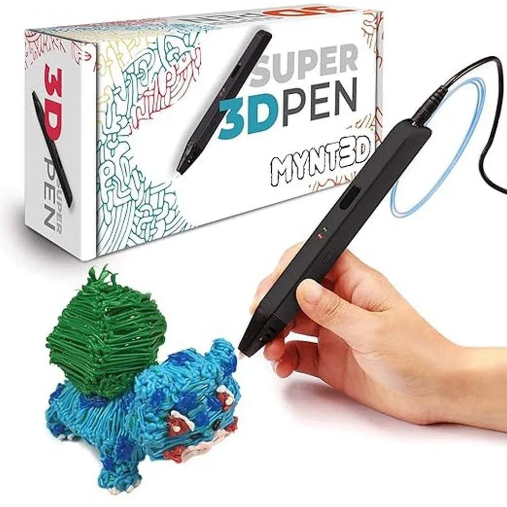 MYNT3D SUPER 3D PEN 1.75mm ABS and PLA Compatible 3D Printing PEN