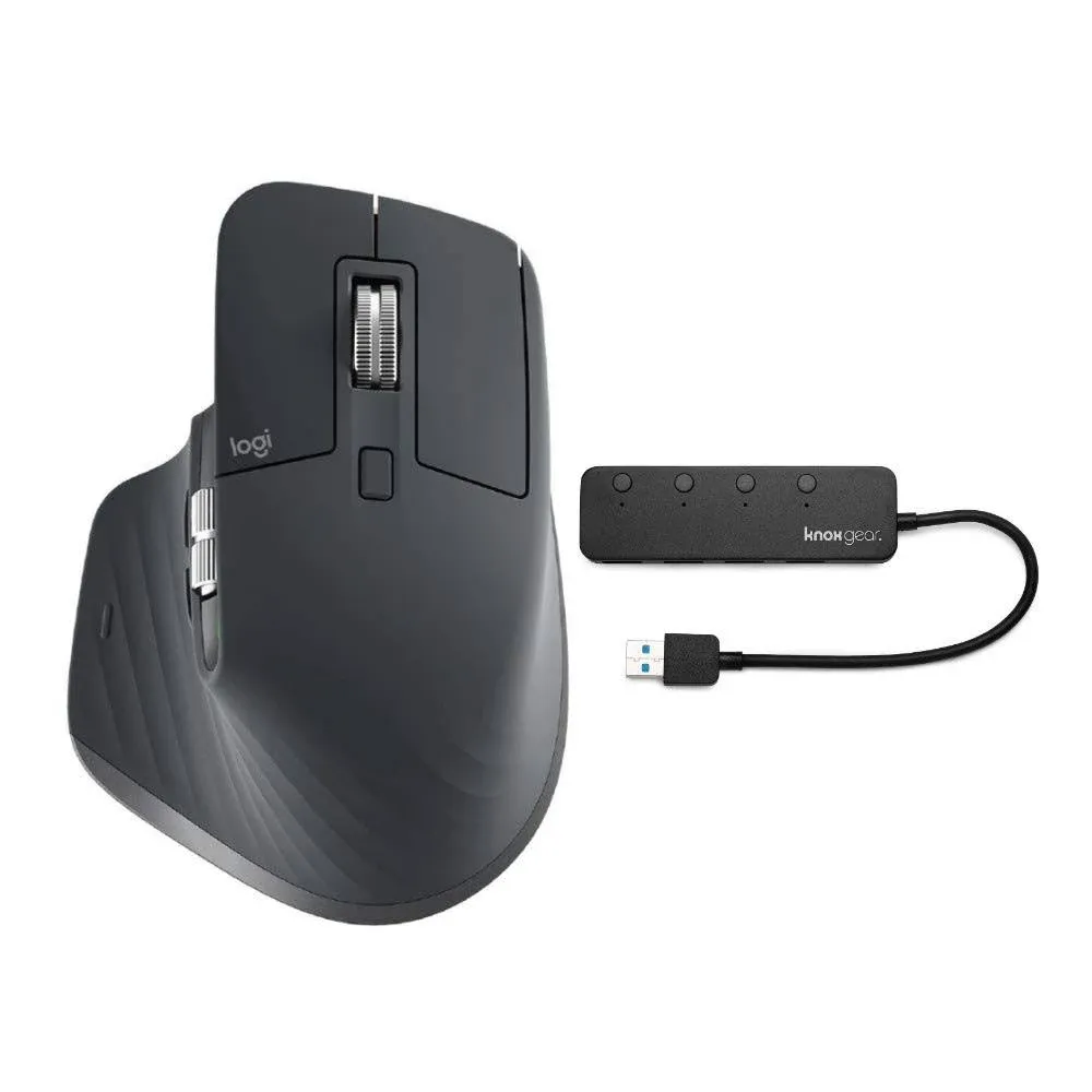 Mouse Logitech MX Master 3 Inalámbrico con Receptor USB