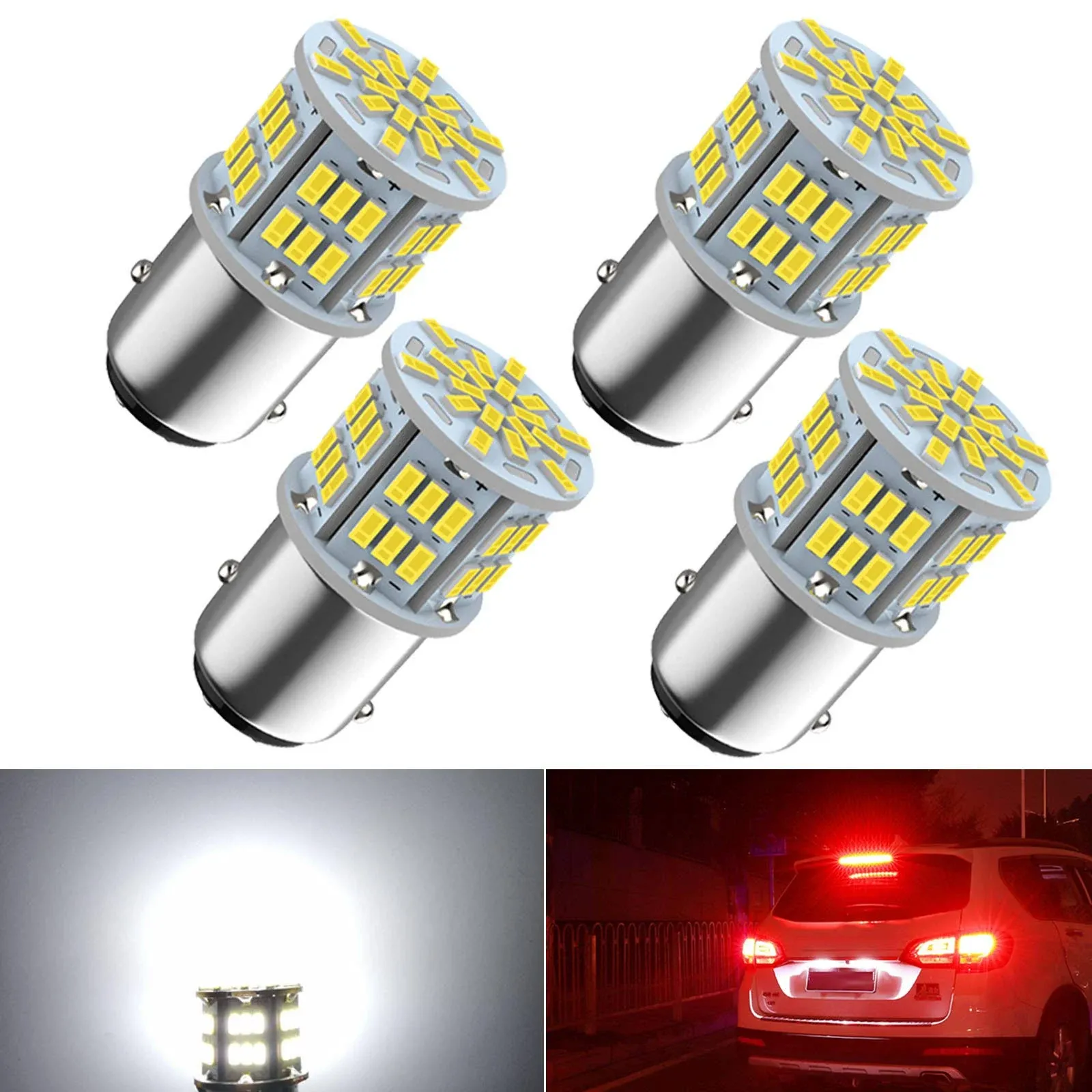 Melphan-Auto 1157 Led Brake Light Bulb 12V-24V 1157 7528 2357 2057 BAY15D LED...