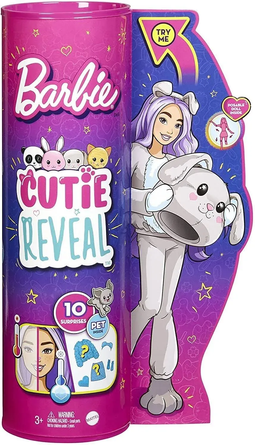 Barbie Cutie Reveal Puppy Plush Costume Doll