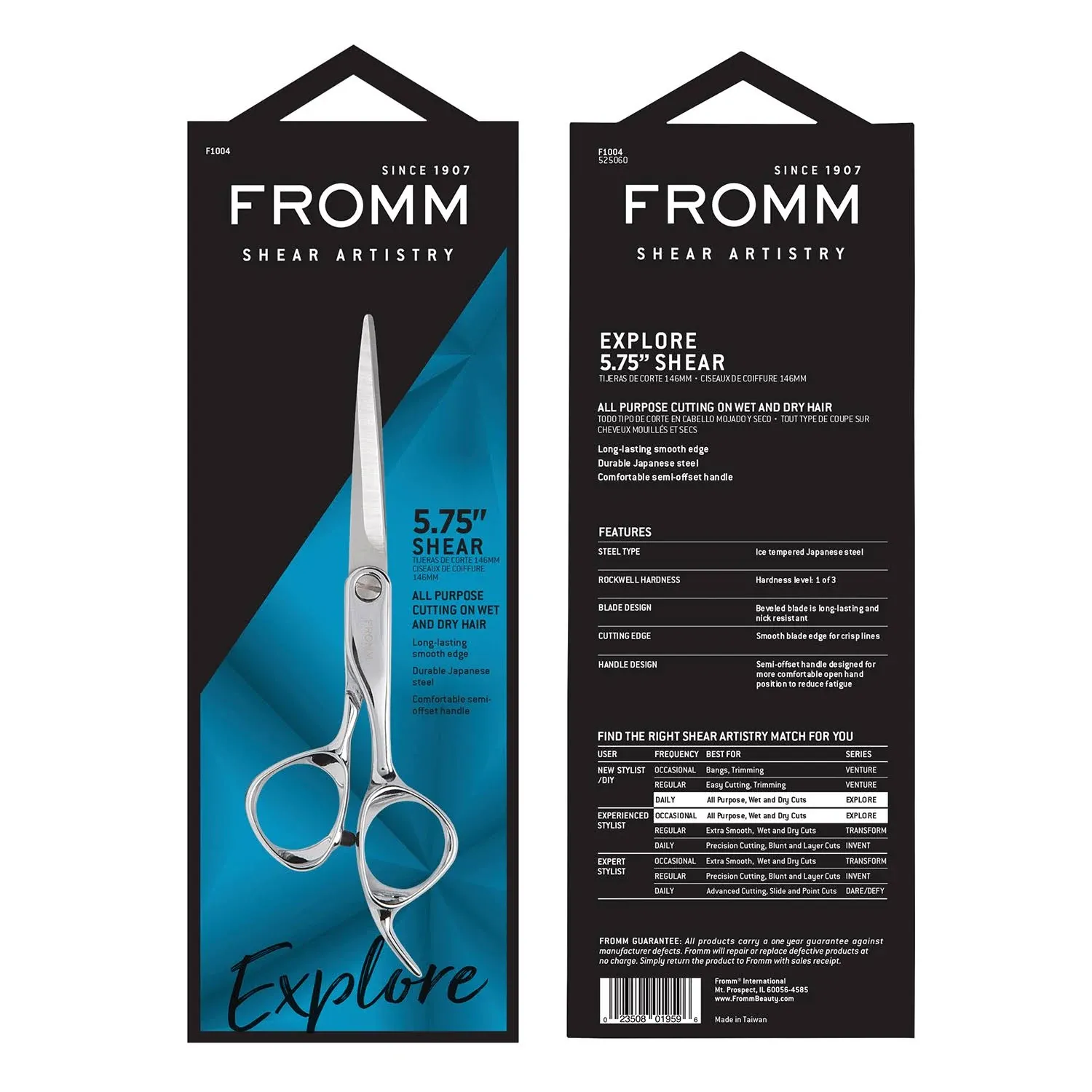 Fromm Explore 5.75" Shear Silver