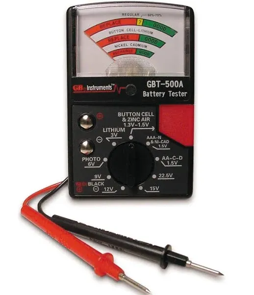 Gardner Bender 1.5 to 22.5 V Analog Battery Tester