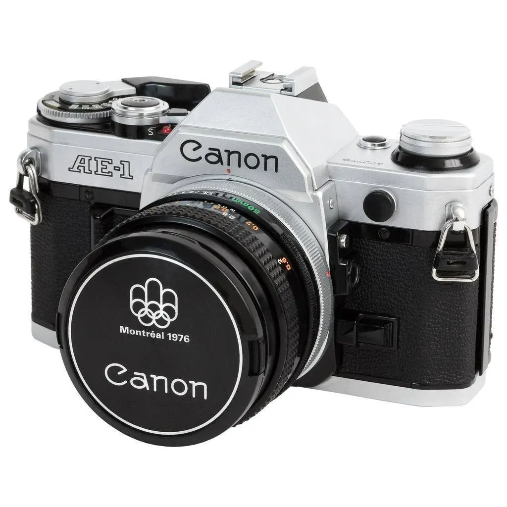 Canon AE-1 35mm Film Camera w/ 50mm Lens