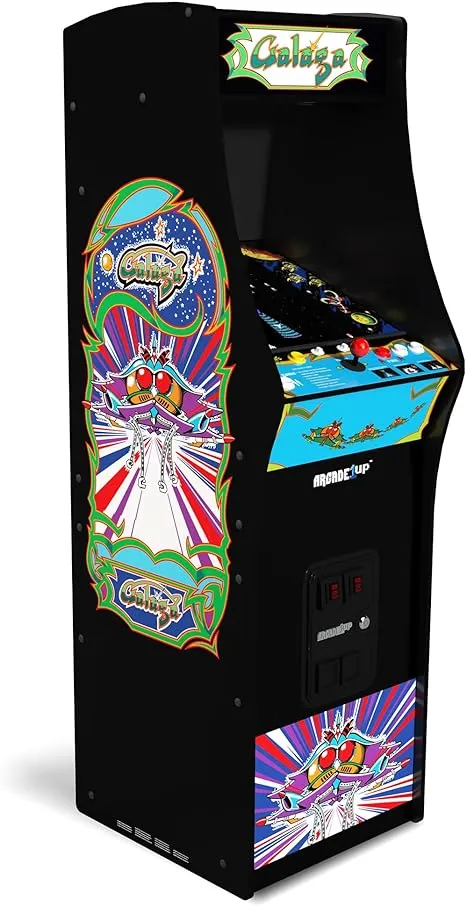 Arcade1Up Galaga Deluxe 14 Games in 1, 5ft Stand-up Cabinet Arcade Machine