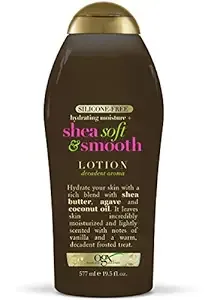 OGX Hydrating Moisture + Shea Soft & Smooth Body Lotion, 19.5 Fl Oz