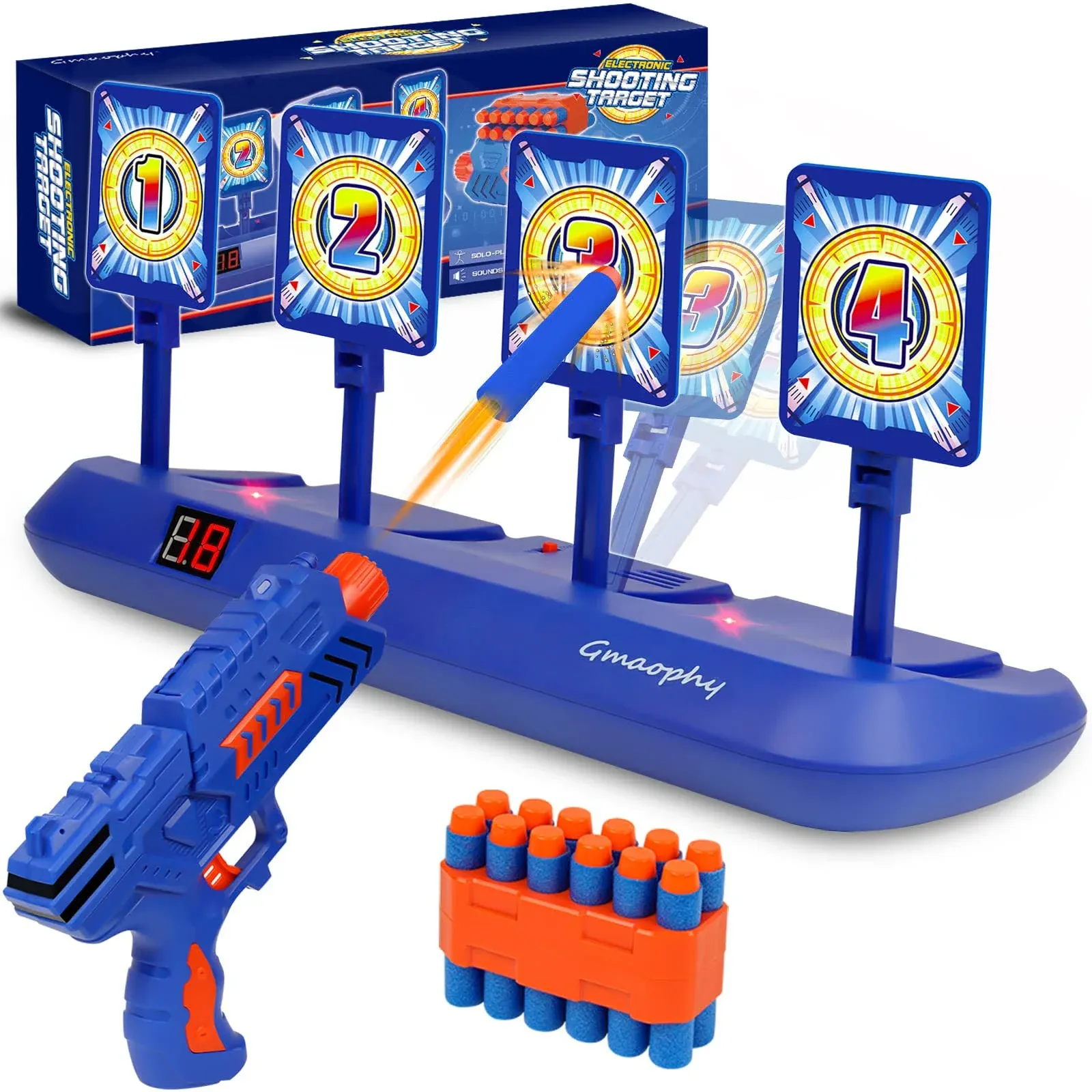 Kids&#039; Auto-Reset Electronic Dart Target Set - Shooting Fun for, Boys &amp; Girls